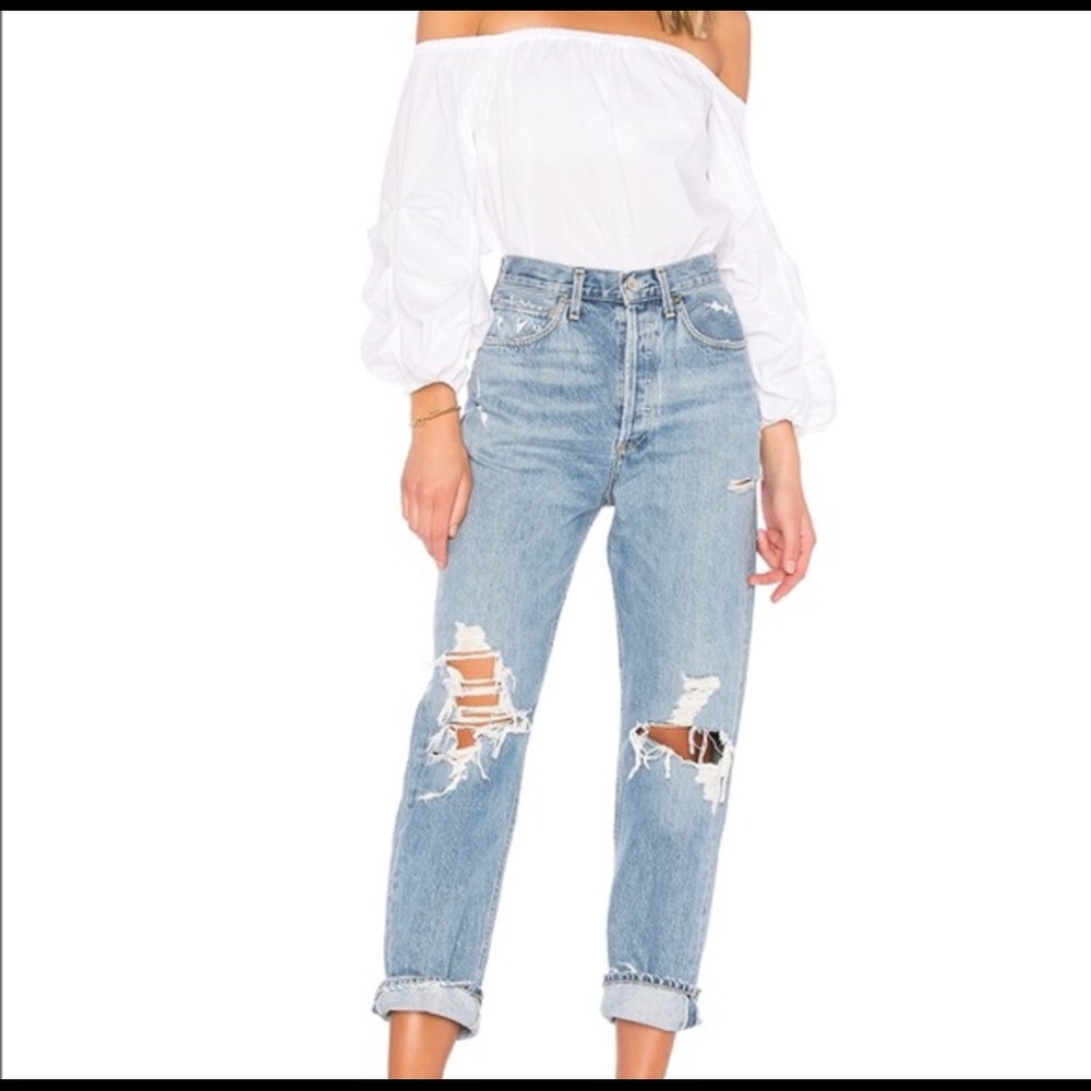 Agolde 90’ Distressed Jeans